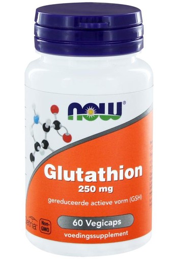 NOW Glutathion 250mg (60 Vegetarische capsules)