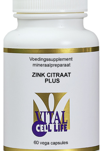 Vital Cell Life Zink citraat plus (60 Capsules)