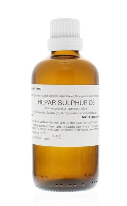 Homeoden Heel Hepar sulphur D6 (100 Milliliter)