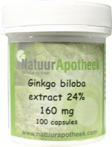 Natuurapotheek Ginkgo biloba 24% 160mg (100 Capsules)