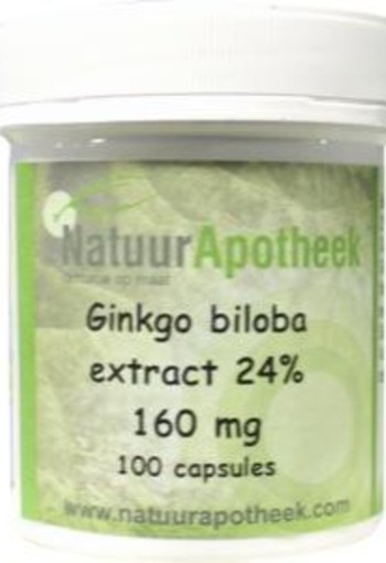 Natuurapotheek Ginkgo biloba 24% 160mg (100 Capsules)