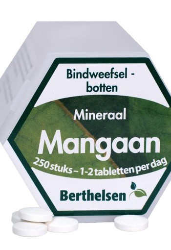 Berthelsen Mangaan citraat 3,75 mg (250 Tabletten)
