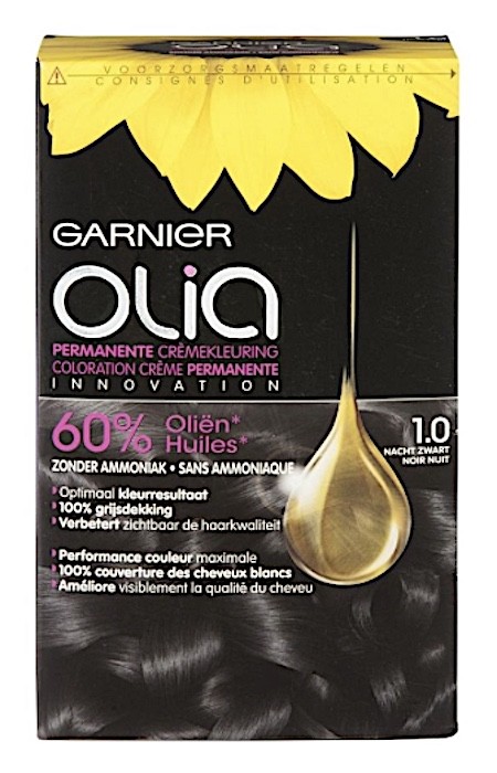 Garnier Olia 1.0 Nacht Zwart Permanente Crèmekleuring