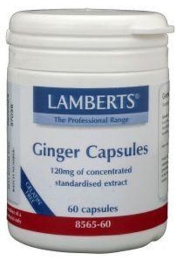 Lamberts Gember (ginger) (60 Vegetarische capsules)