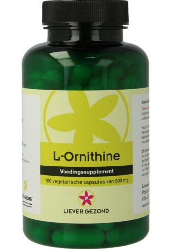 Liever Gezond L-Ornithine (100 Vegetarische capsules)