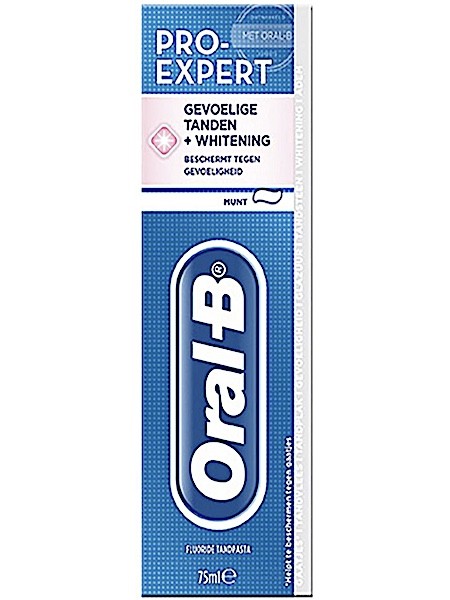 Oral-B Tandpasta Pro-Expert Gevoelige Tanden & Whitening oral b 75 ml