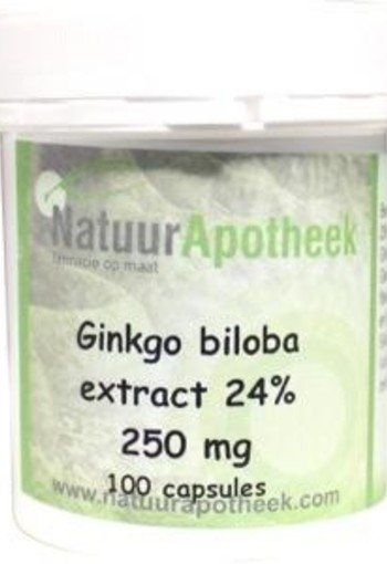 Natuurapotheek Ginkgo biloba 24% 250mg (100 Capsules)