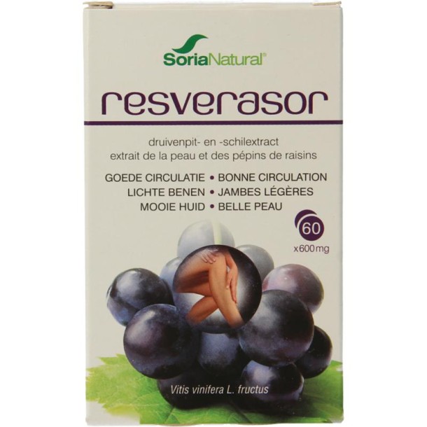 Soria Natural Resverasor 600mg (60 Tabletten)
