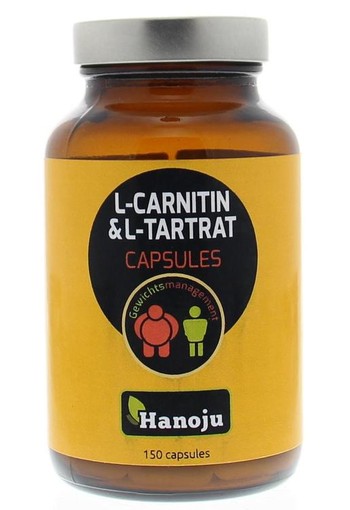 Hanoju L-Carnitine & L-Tartraat (150 Vegetarische capsules)