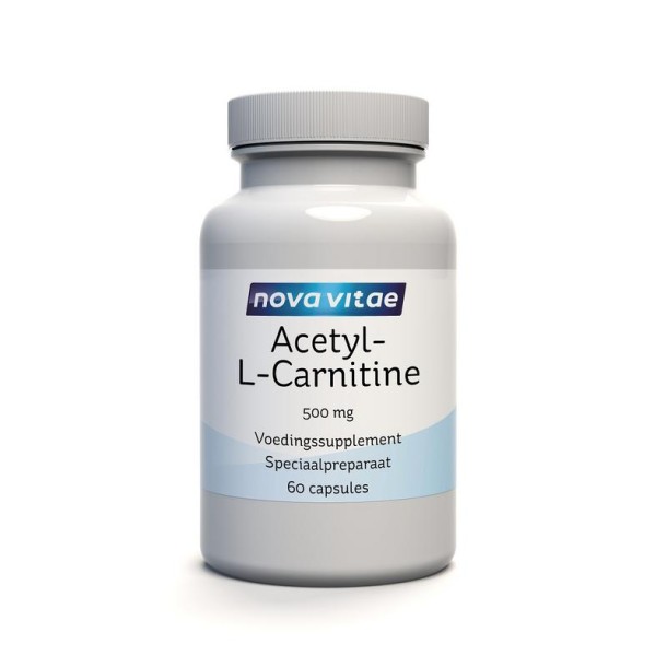 Nova Vitae Acetyl-L-Carnitine 500mg (60 Capsules)