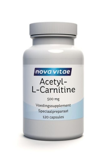 Nova Vitae Acetyl-L-Carnitine 500mg (120 Capsules)