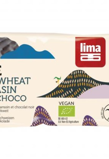 Lima Rijstwafel boekweit pure chocolade bio (90 Gram)