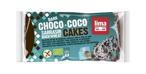 Lima Rijstwafel boekweit pure chocolade kokos bio (90 Gram)