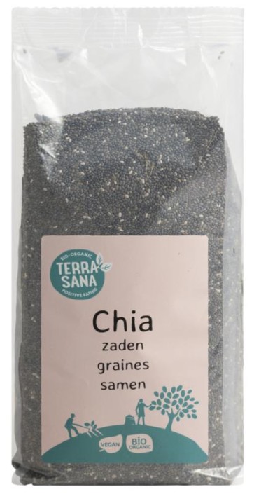 Terrasana RAW Chia zaad zwart bio (600 Gram)