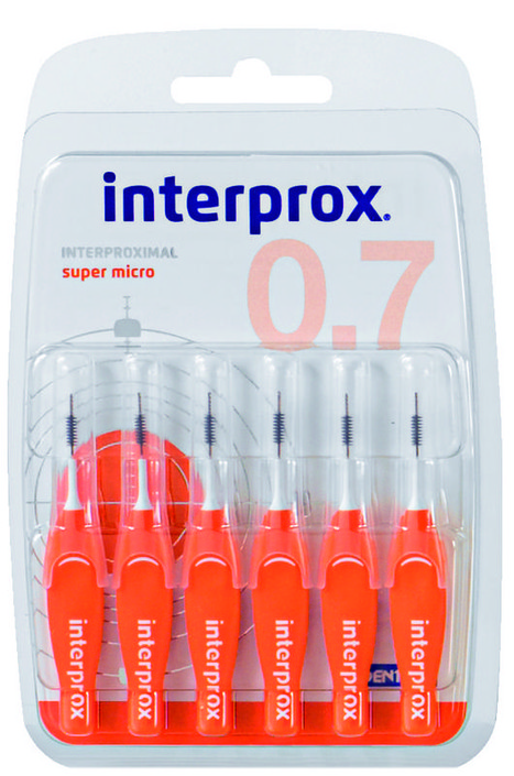 Interprox Premium super micro oranje 0.7mm (6 Stuks)