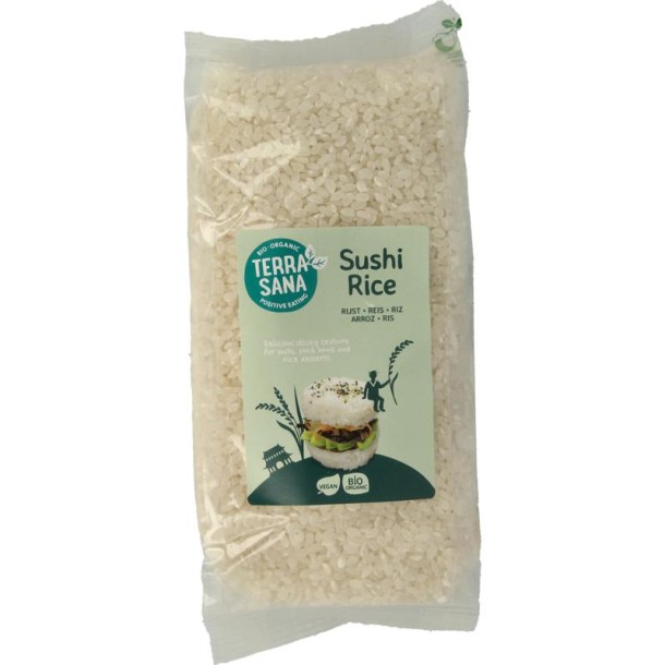 Terrasana Sushi rijst wit bio (400 Gram)