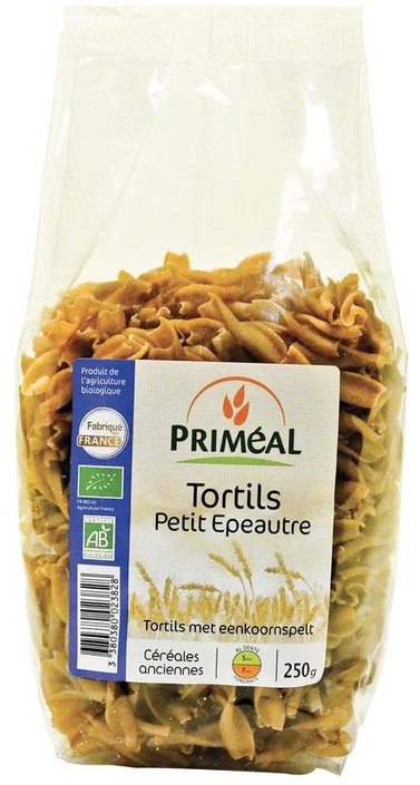 Primeal Fusilli tortils eenkoornspelt bio (250 Gram)