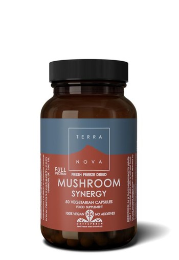 Terranova Mushroom synergy complex (50 Vegetarische capsules)