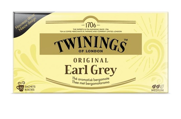 Twinings Earl grey envelop (50 Zakjes)
