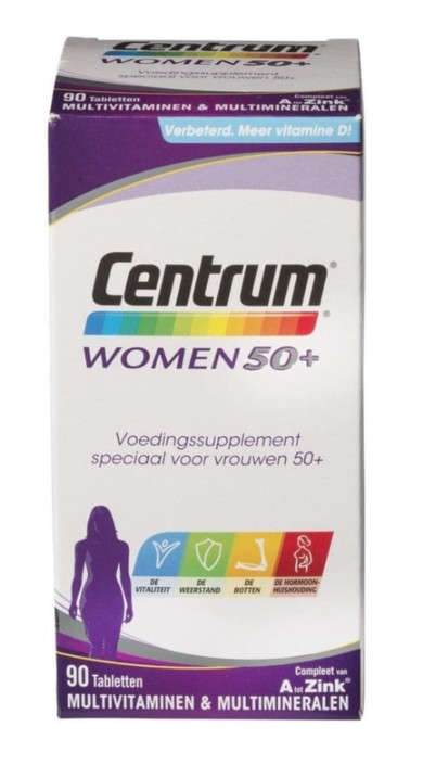 Centrum Women 50+ Multivitaminen Tabletten 90st