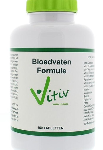 Vitiv Bloedvaten formule (150 Tabletten)