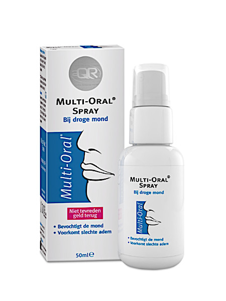 Multi-Oral Spray Bij een droge mond, slechte adem en tandplak