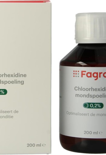Fagron Chloorhexidine mondspoeling 0.2% (200 Milliliter)