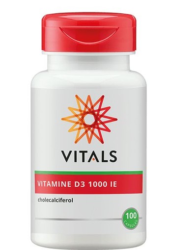 Vitals Vitamine D3 1000IE (100 Capsules)