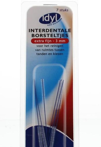 Idyl Interdentaal borstel extra fijn 3mm (7 Stuks)