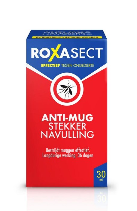 Roxasect Stekker tegen muggen navul (1 Stuks)