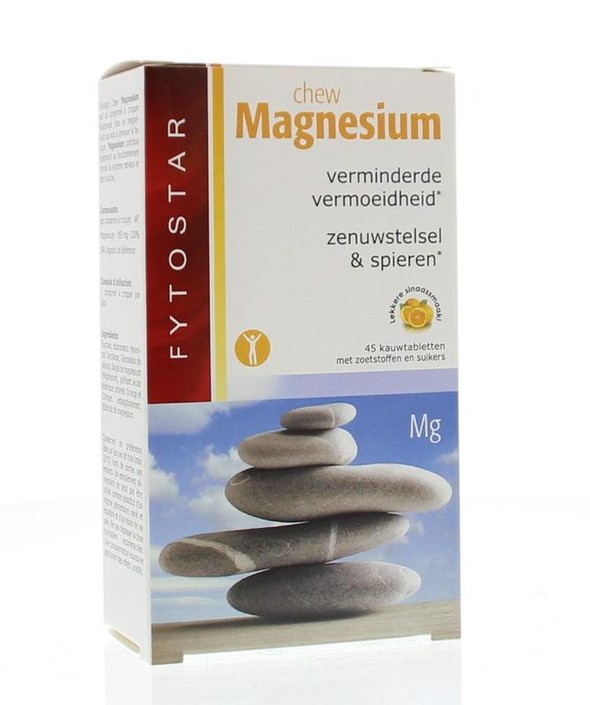 Fytostar Magnesium chew kauwtabletten (45 Kauwtabletten)