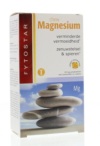 Fytostar Magnesium chew kauwtabletten (45 Kauwtabletten)
