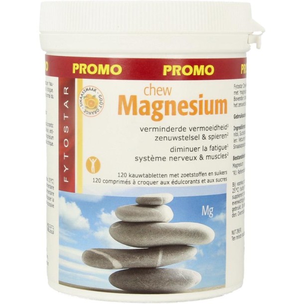 Fytostar Magnesium chew kauwtabletten (120 Kauwtabletten)