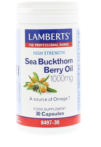 Lamberts Duindoorn olie 1000mg - Sea buckthorn berry oil (30 Capsules)