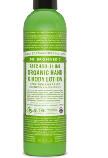 Dr Bronners Bodylotion patchouli lime (240 Milliliter)