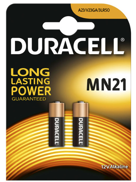 Dura­cell Al­ka­li­ne bat­te­rij MN21 2 stuks