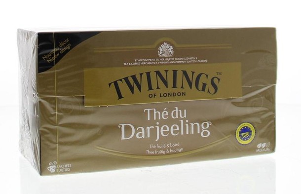 Twinings Darjeeling envelop (25 Zakjes)