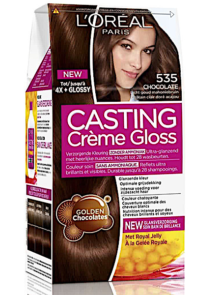 L’Oréal Paris Casting Crème Gloss 535 - Licht Goud Mahonie Bruin - Haarverf