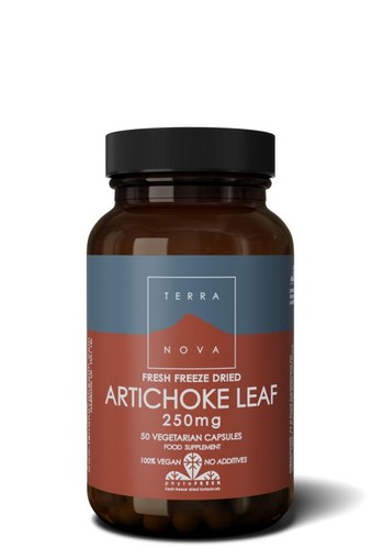 Terranova Artichoke leaf 250 mg (50 Vegetarische capsules)