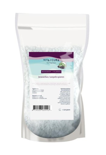 Vitacura Magnesium zout/flakes jeneverbes (500 Gram)