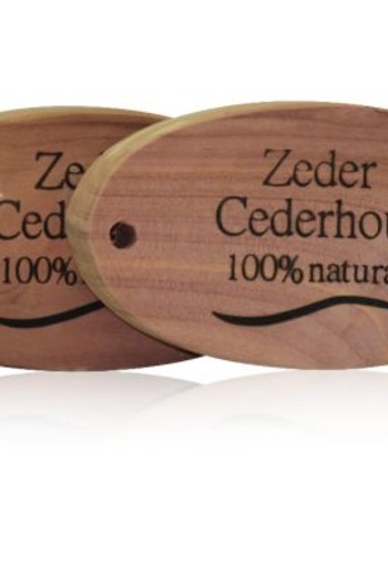Beautylin Cederhout ovaal 100% natuurlijk (3 Stuks)