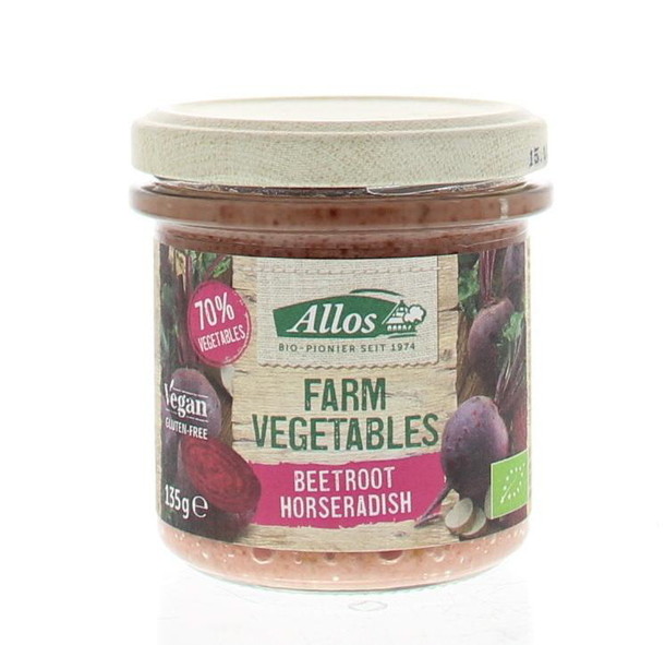 Allos Farm vegetables rode biet & mierikswortel bio (135 Gram)