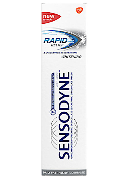 Sen­so­dy­ne Rapid re­lief whi­te­ning tand­pas­ta  75 ml