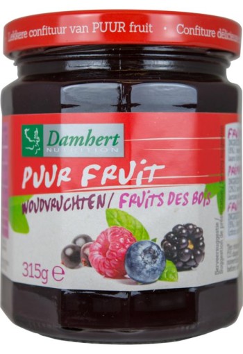 Damhert Puur fruit confituur woudvruchten (315 Gram)