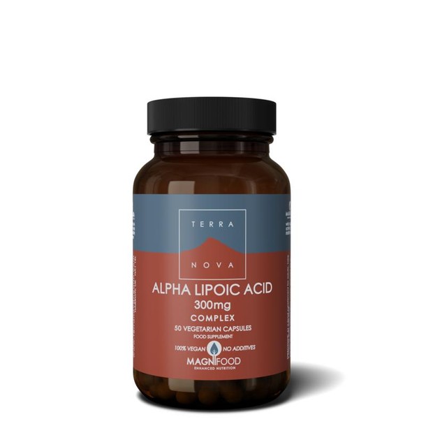 Terranova Alpha lipoic acid 300 mg complex (50 Vegetarische capsules)