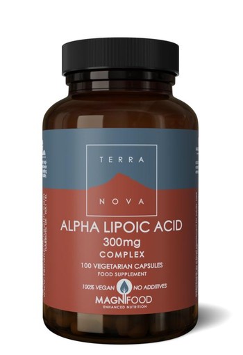 Terranova Alpha lipoic acid 300 mg complex (100 Vegetarische capsules)