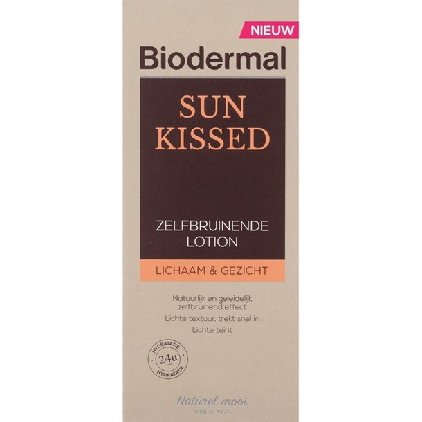 Biodermal Sun Kissed Zelfbruinende Lotion Lichaam & Gezicht 200 ml