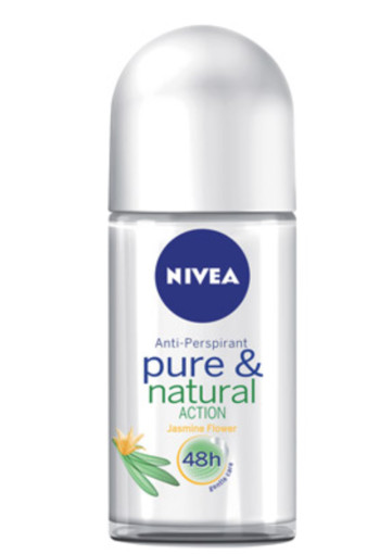 Nivea Deodorant roller pure & natural (50 Milliliter)