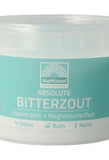Mattisson Bitterzout epsom zout magnesiumsulfaat (275 Gram)