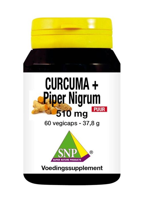 SNP Curcuma & piper nigrum 510mg puur (60 Vegetarische capsules)